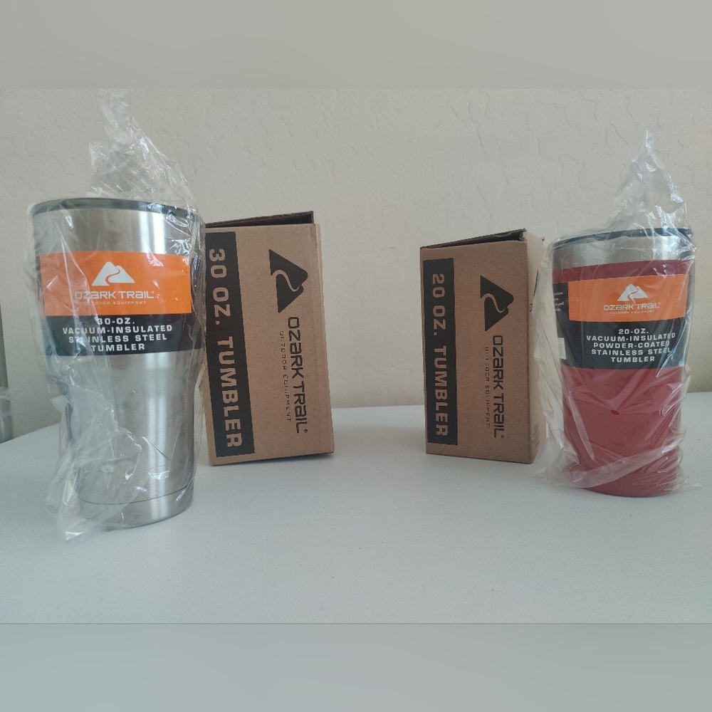 NIB - Ozark Trail 20 oz and 30 oz Tumblers